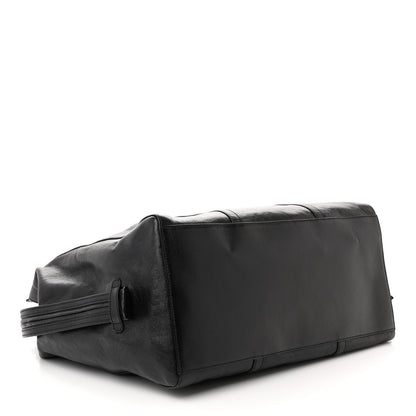 Gucci Calfskin Monochrome Medium Double G Tote Bag Black 4 of 10