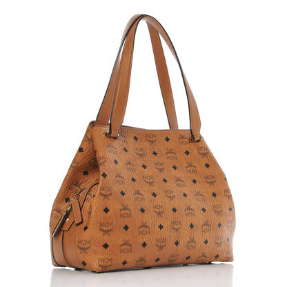 MCM Visetos Large Hobo Cognac 3 of 18