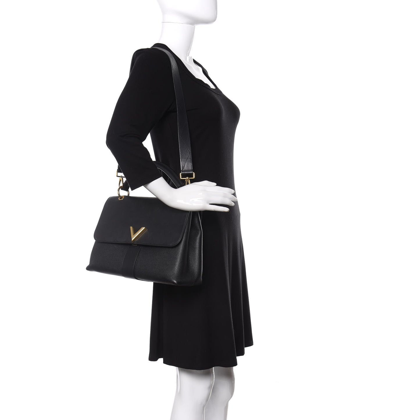 Calfskin Monogram Very One Handle Black