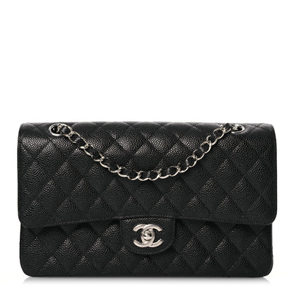 Chanel Caviar Quilted Medium Double Flap Black 1 of 14