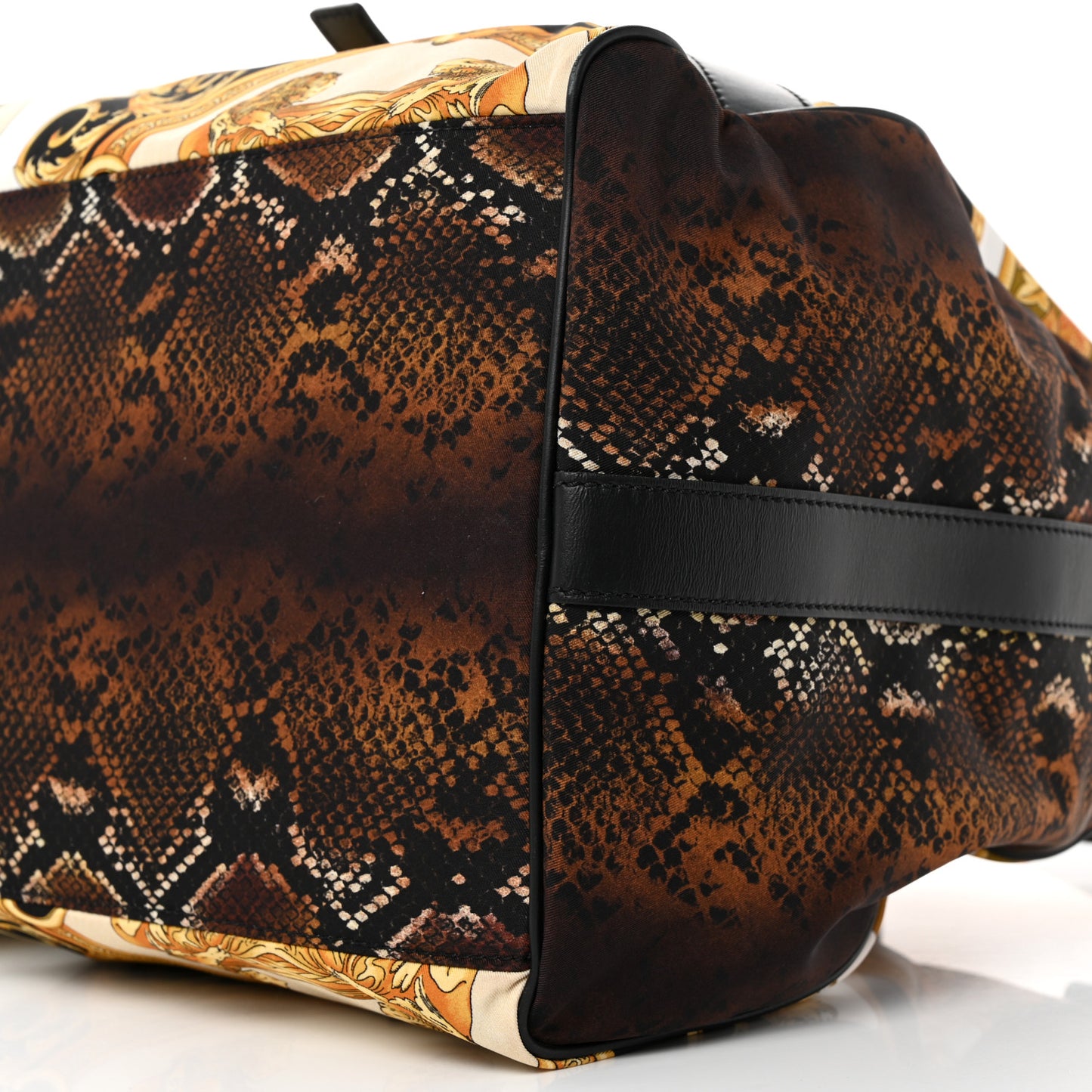 Nylon Baroque Print Duffle Bag Multicolor