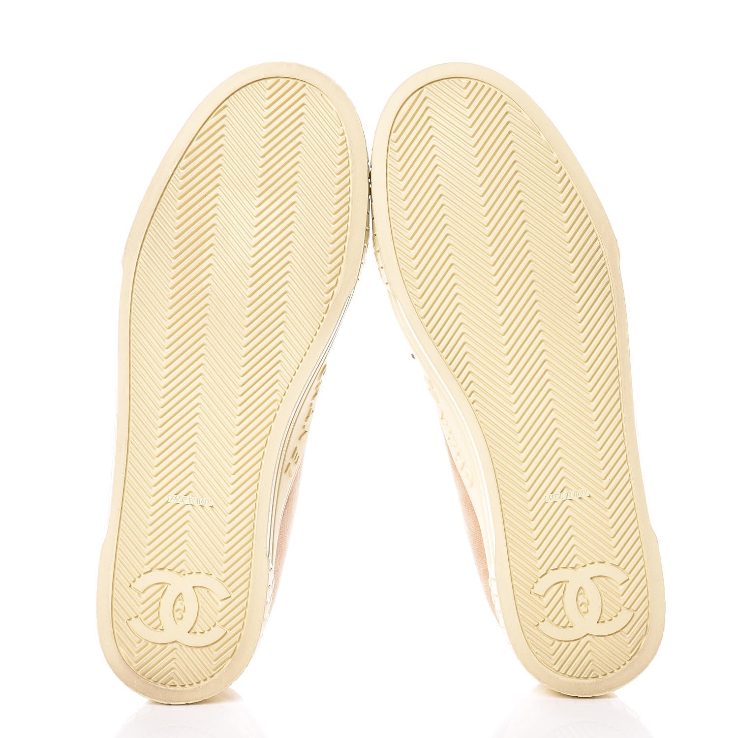 Chanel Crepe Suede Lace Up Espadrilles 38 Beige 5 of 16