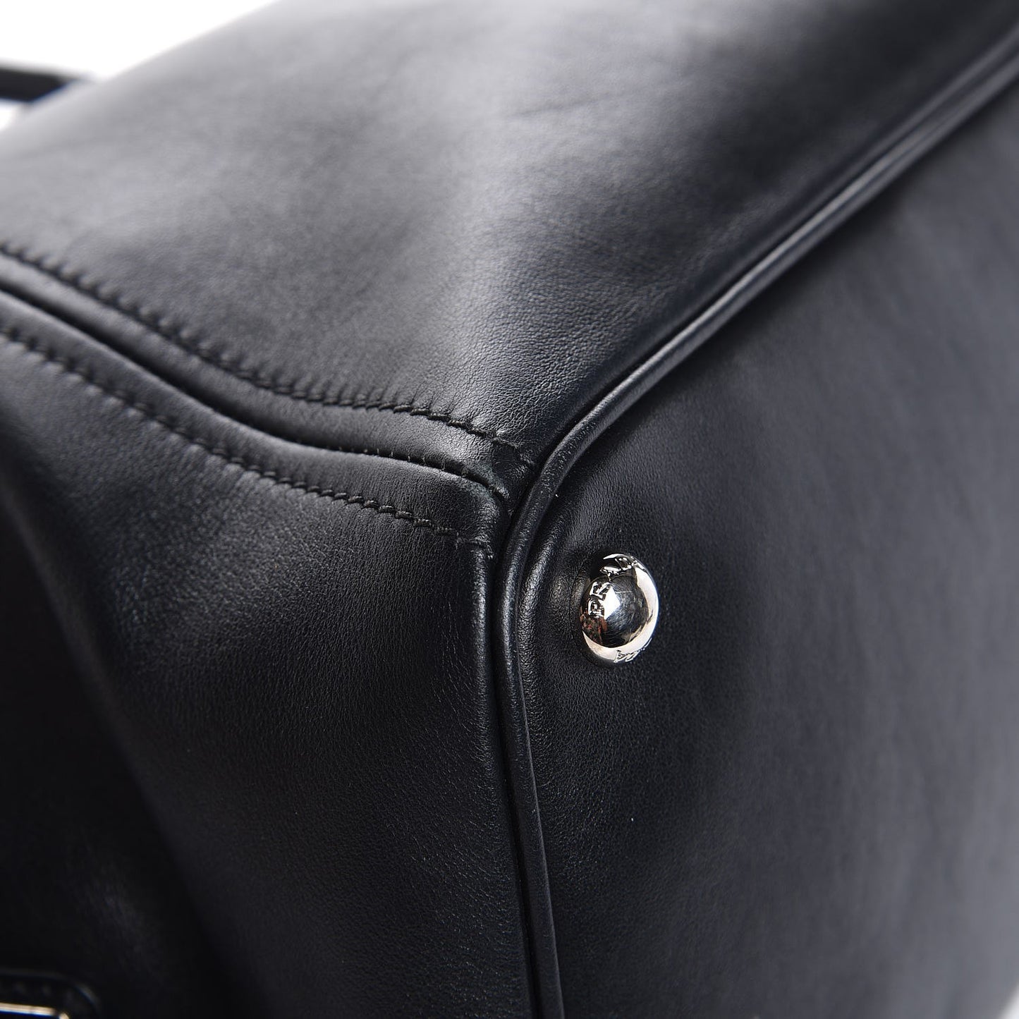 Soft Calf Large Satchel Nero Black