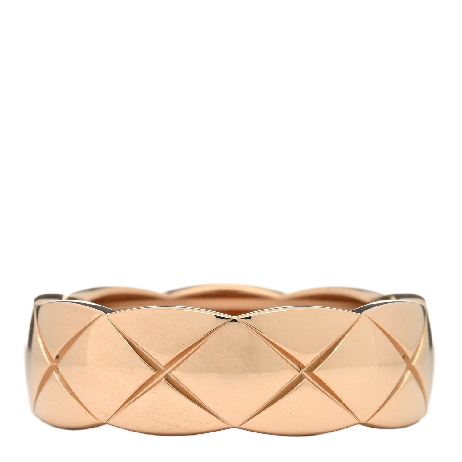 Chanel 18K Beige Gold Small Coco Crush Ring 54 7 2 of 3