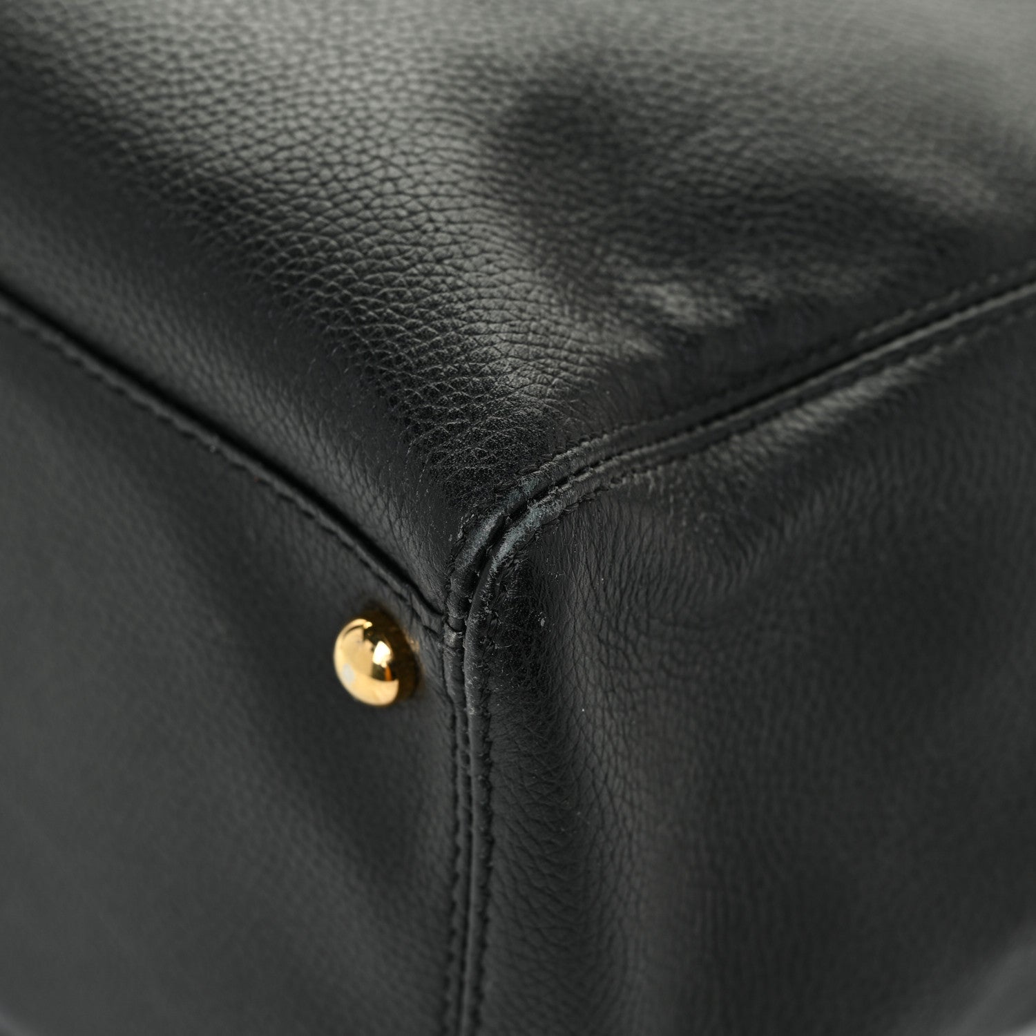 Chanel Calfskin Tall Cerf Tote Black 12 of 16
