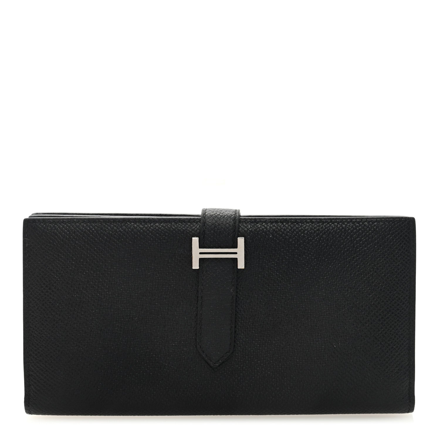 Hermes Epsom Bearn Gusset Wallet Black 1 of 6