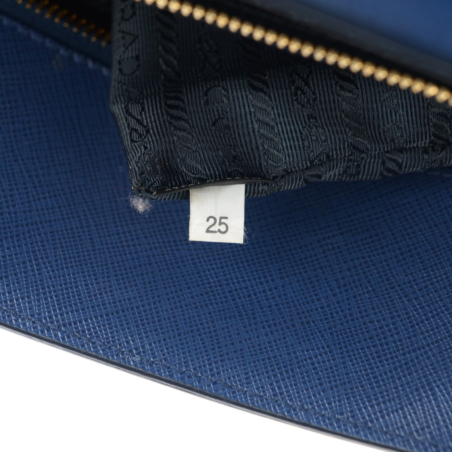 Saffiano Lux Large Top Handle Open Tote Bluette