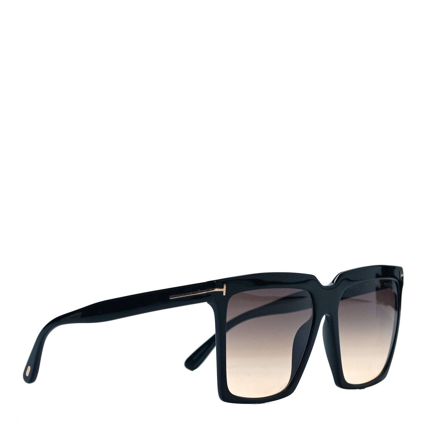 Tom Ford Acetate Polarized Sabrina Cat Eye Sunglasses TF764 Black 5 of 6
