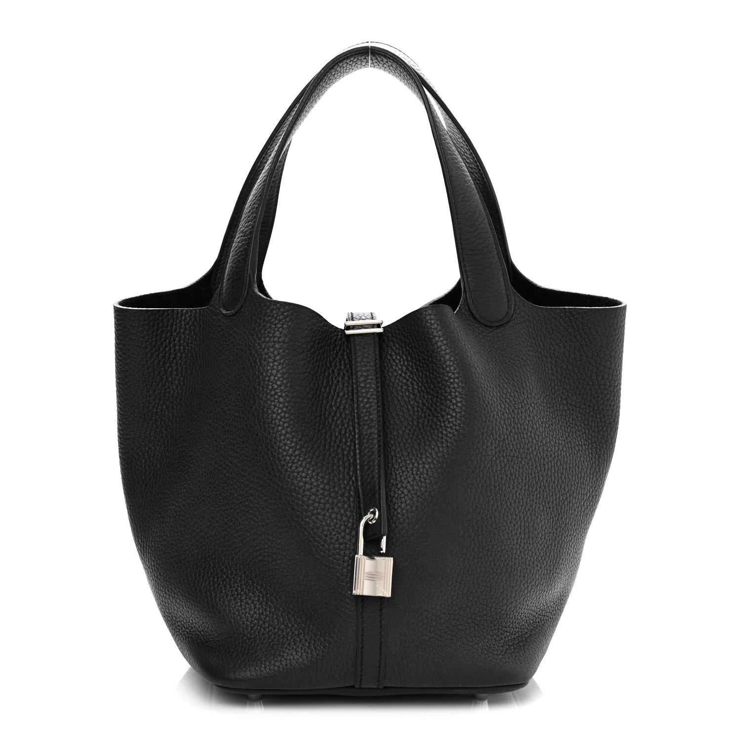 Hermes Taurillon Clemence Picotin Lock 26 GM Black 1 of 11