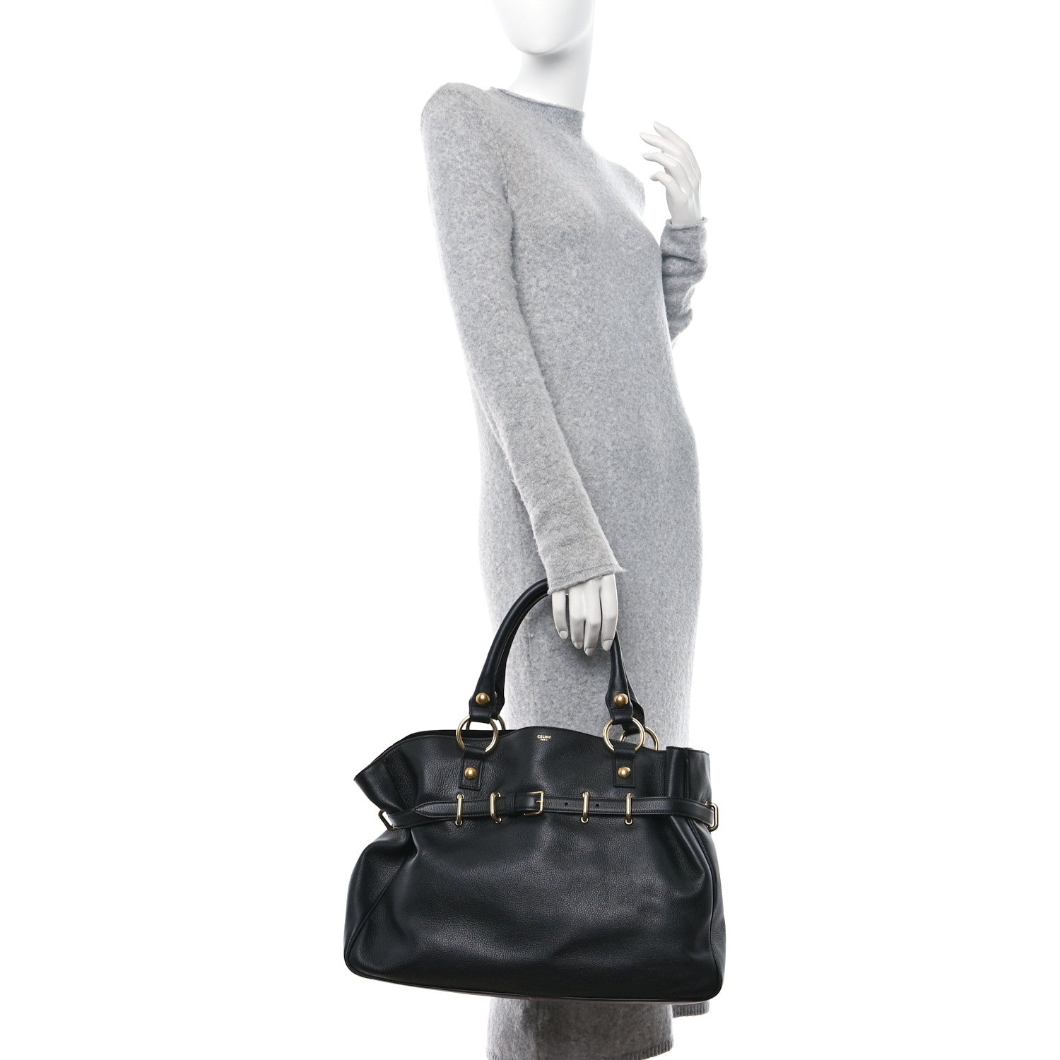 Celine Supple Calfskin Medium Anita Black 2 of 9