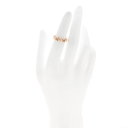 Hermes 18K Rose Gold PM Chaine d'Ancre Enchainee Ring 49 4.75 2 of 5
