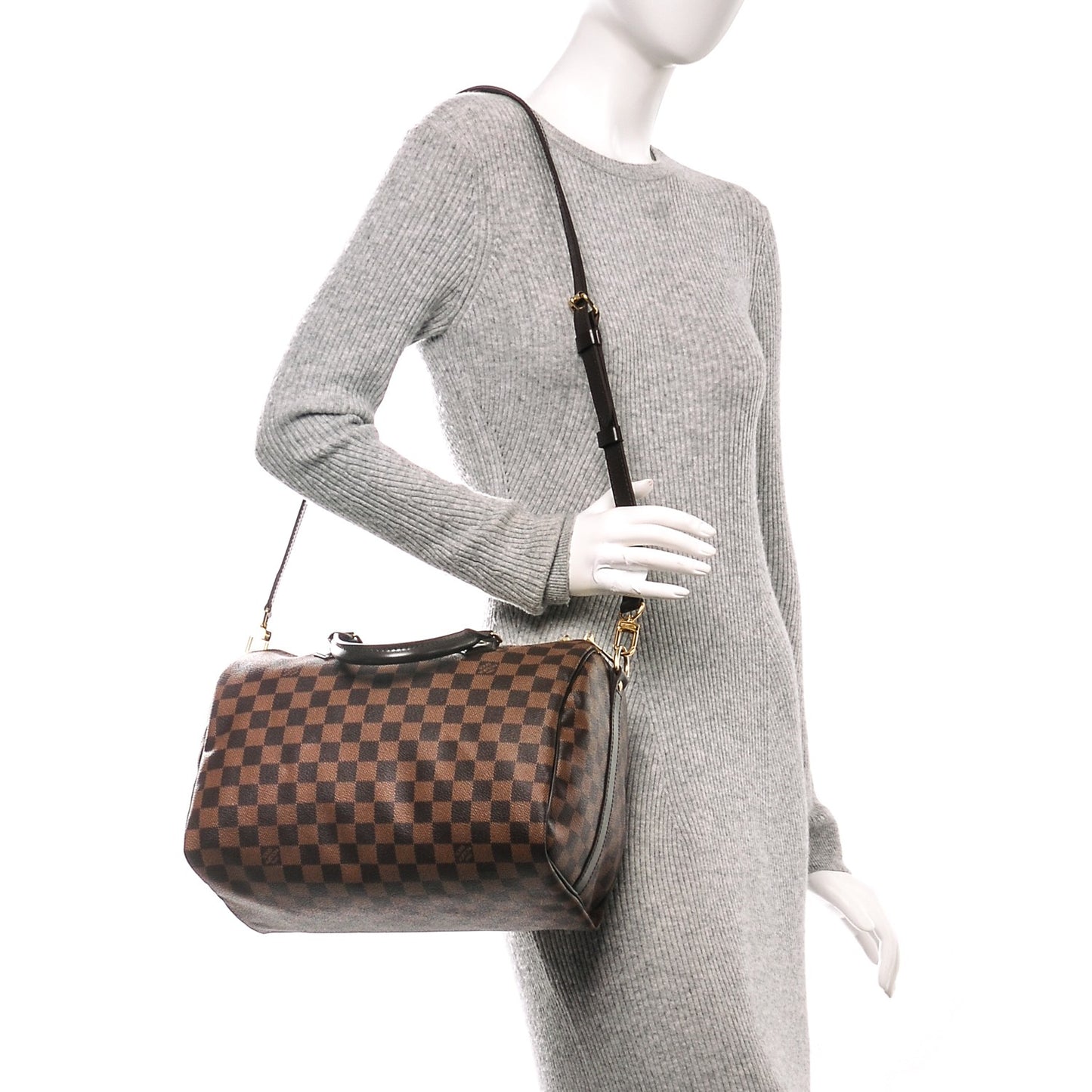 Damier Ebene Speedy Bandouliere 30