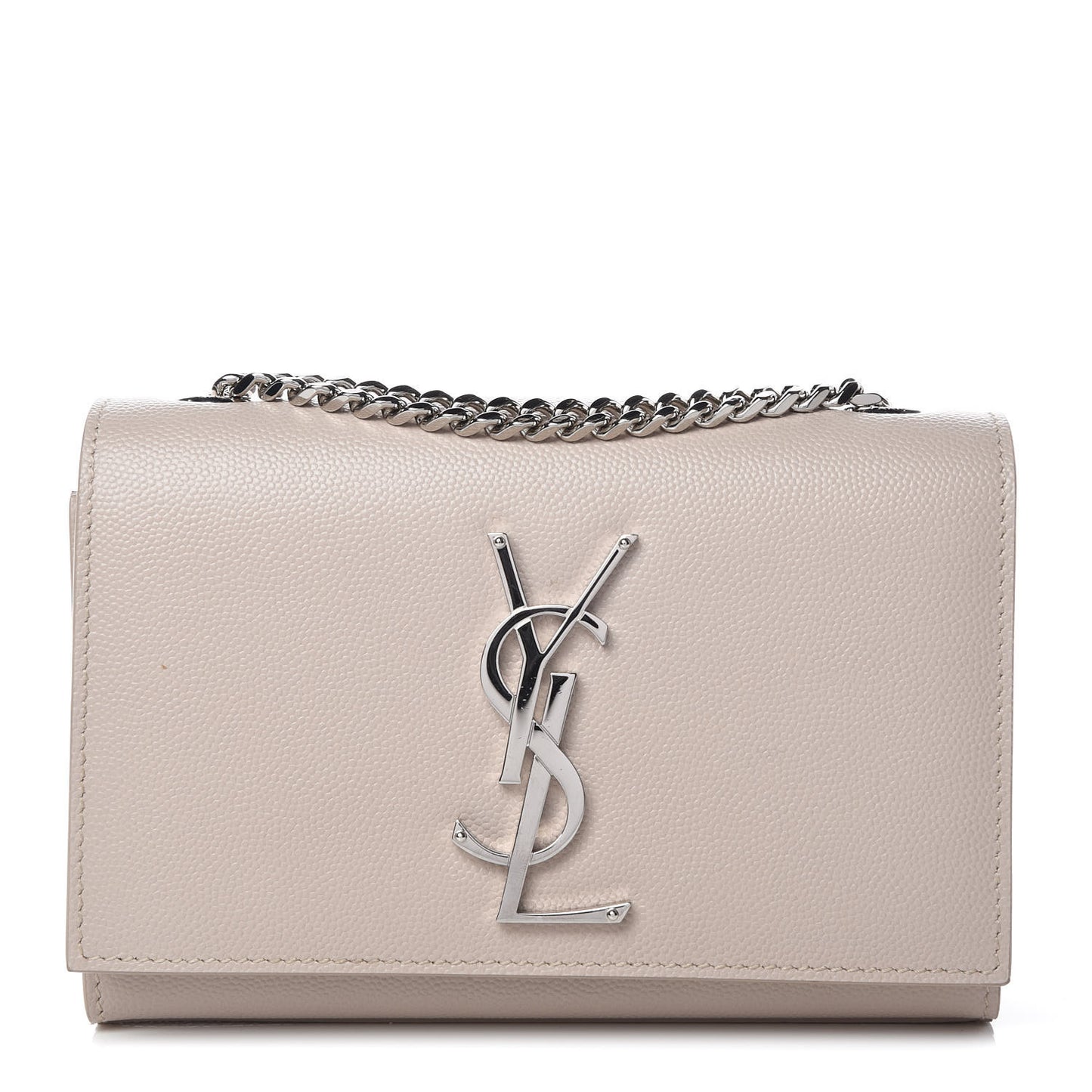 Grain De Poudre Small Monogram Kate Satchel Nude Powder