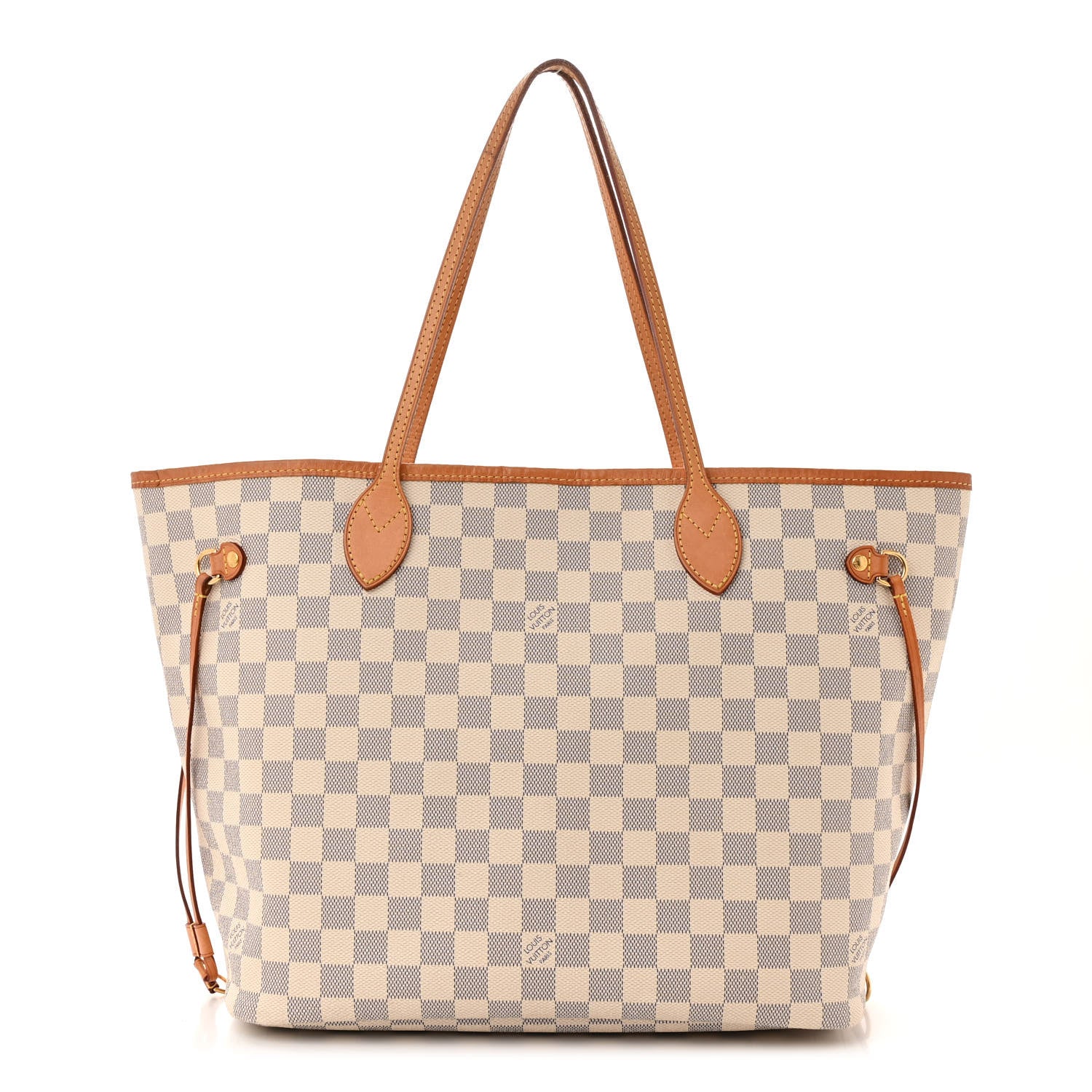 Louis Vuitton Damier Azur Neo Neverfull MM Rose Ballerine 1 of 12