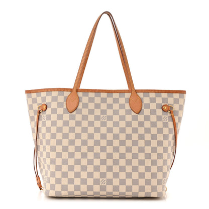 Louis Vuitton Damier Azur Neo Neverfull MM Rose Ballerine 1 of 12
