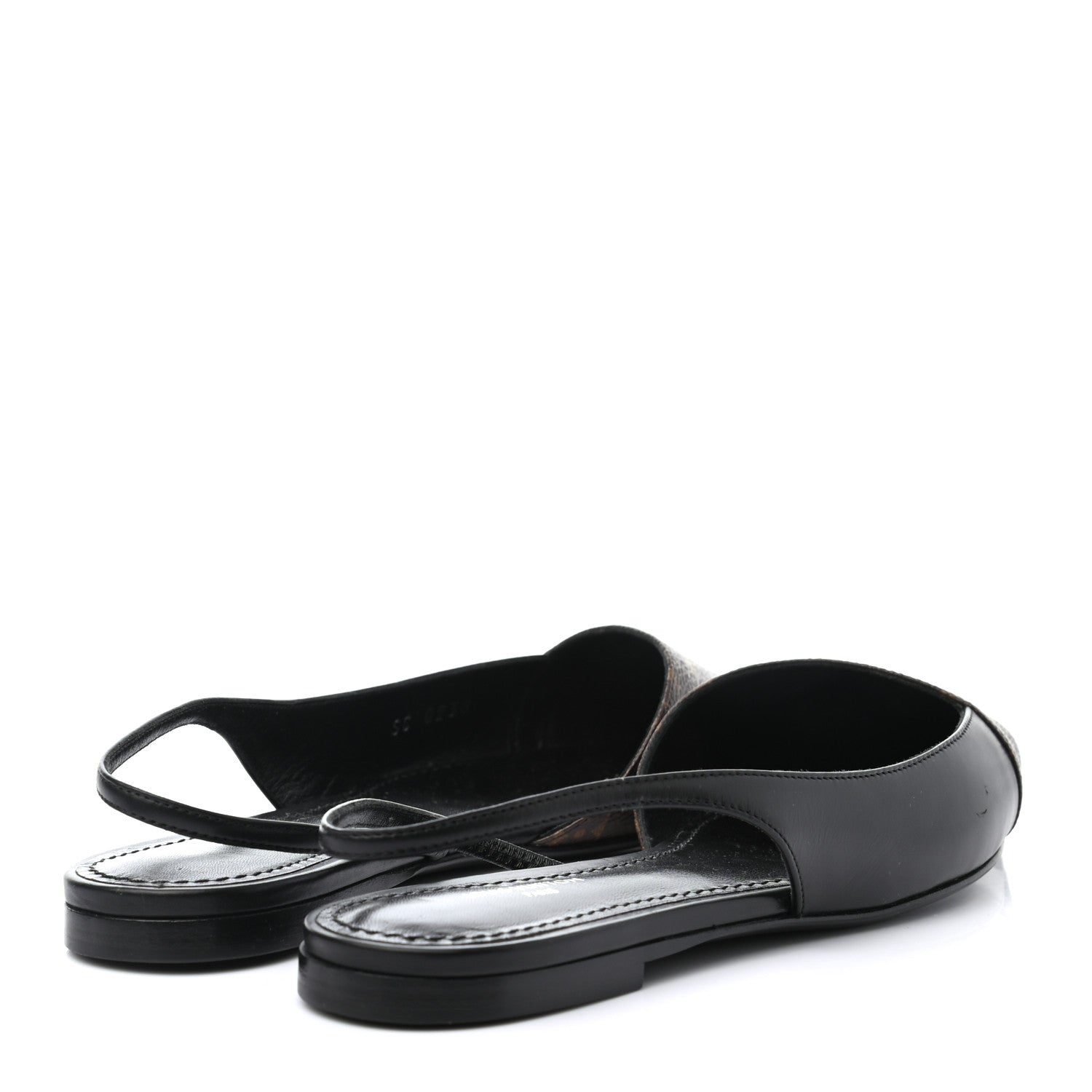 Louis Vuitton Patent Monogram Cherie Slingback Ballerina Flats 35.5 4 of 8