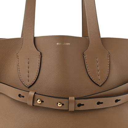 Burberry Soft Smooth Calfskin Medium Tote Camel 8 of 16