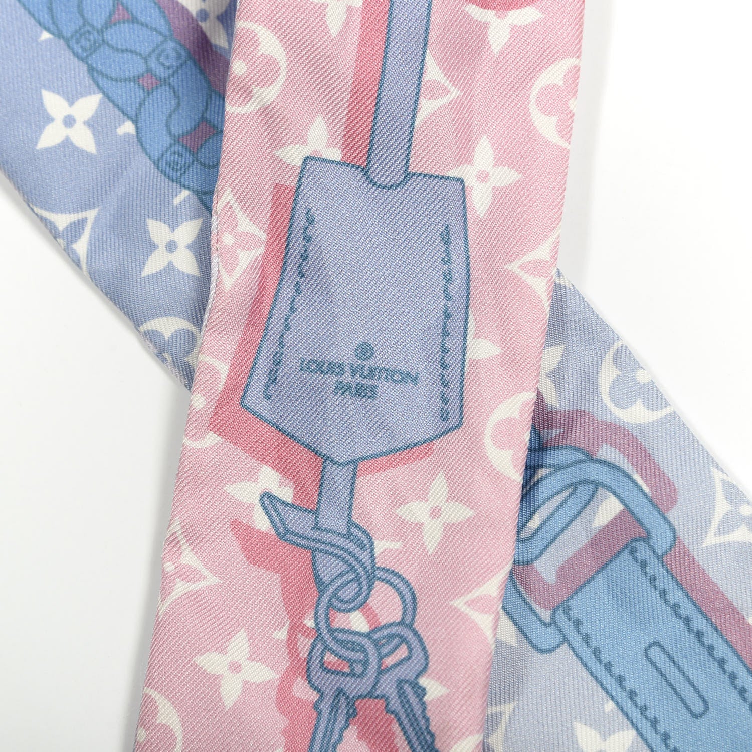 Louis Vuitton Silk Monogram Rising Confidential Bandeau Blush 2 of 2