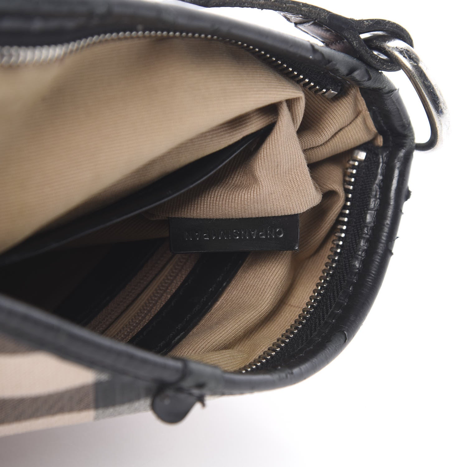 Burberry Supernova Check Small Dryden Crossbody Bag Black 7 of 20