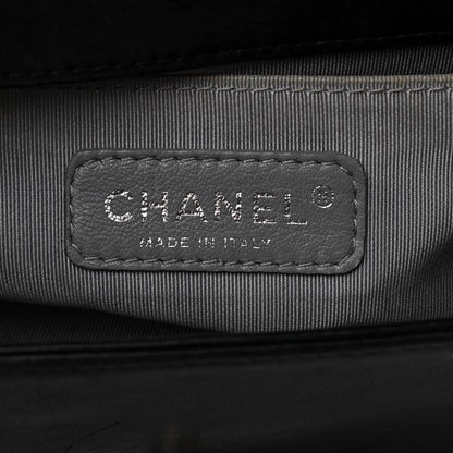 Chanel Calfskin Double Stitch Medium Boy Flap Black 6 of 12