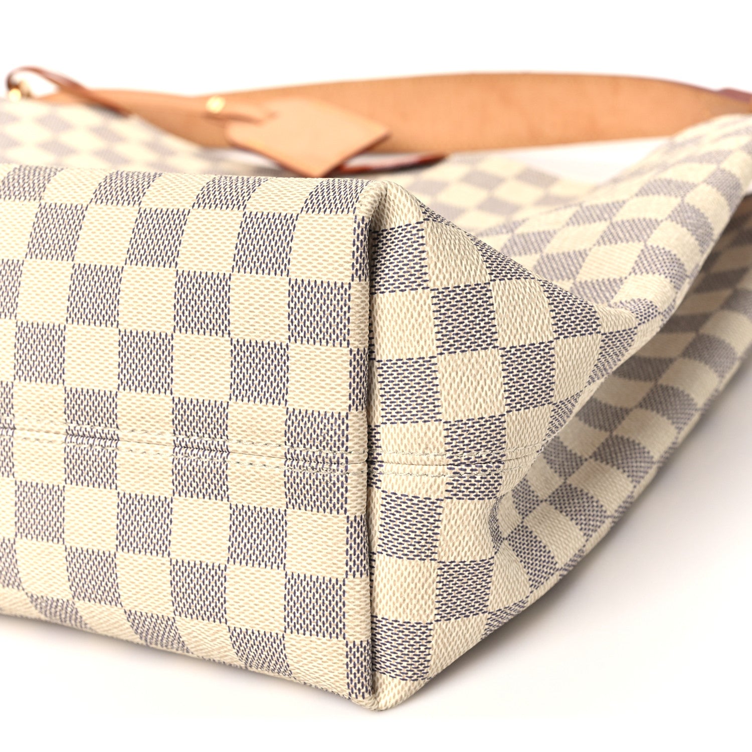 Louis Vuitton Damier Azur Graceful MM Rose Ballerine 9 of 9