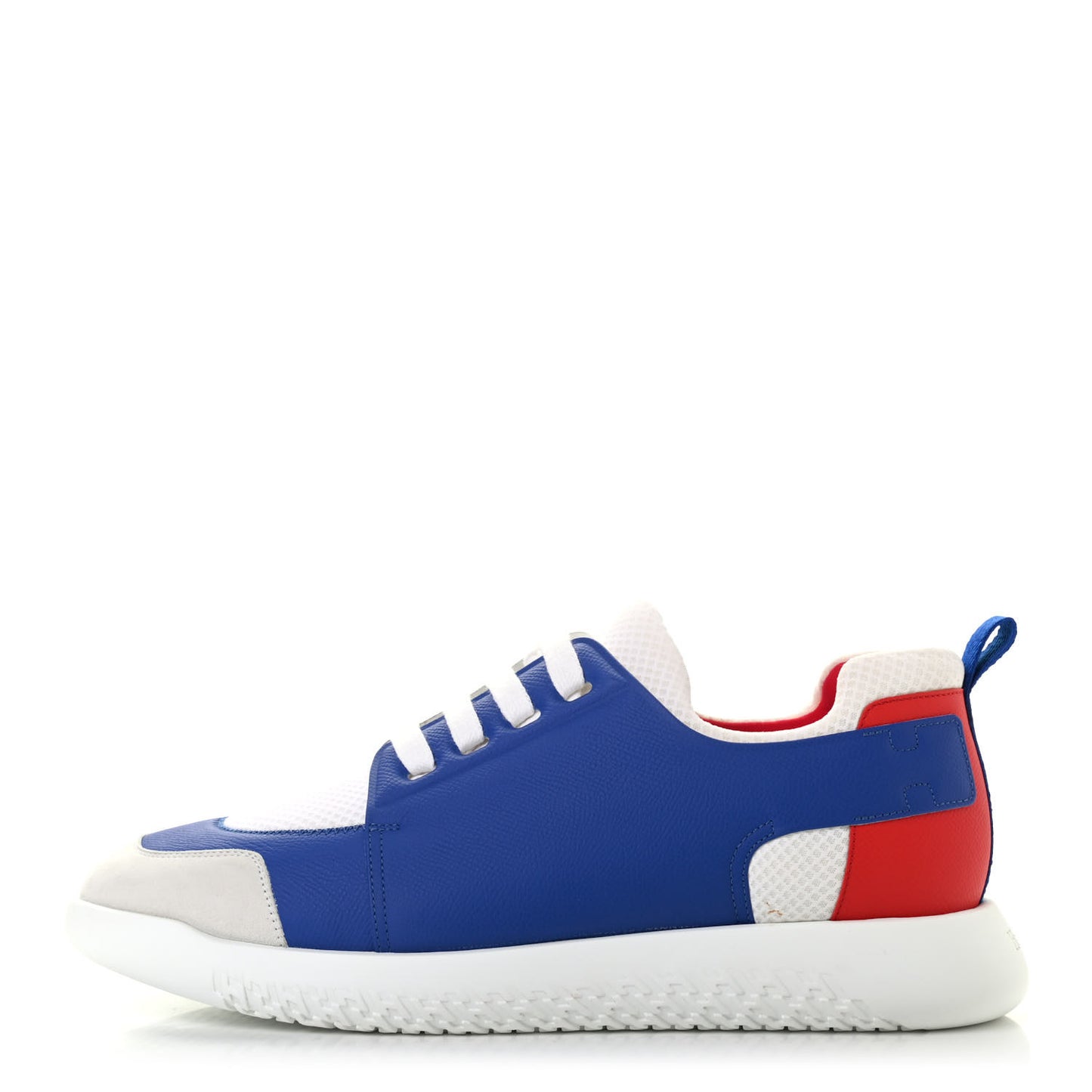 Epsom Technical Canvas Vitesse Sneakers 43 Bleu Royal White Rouge