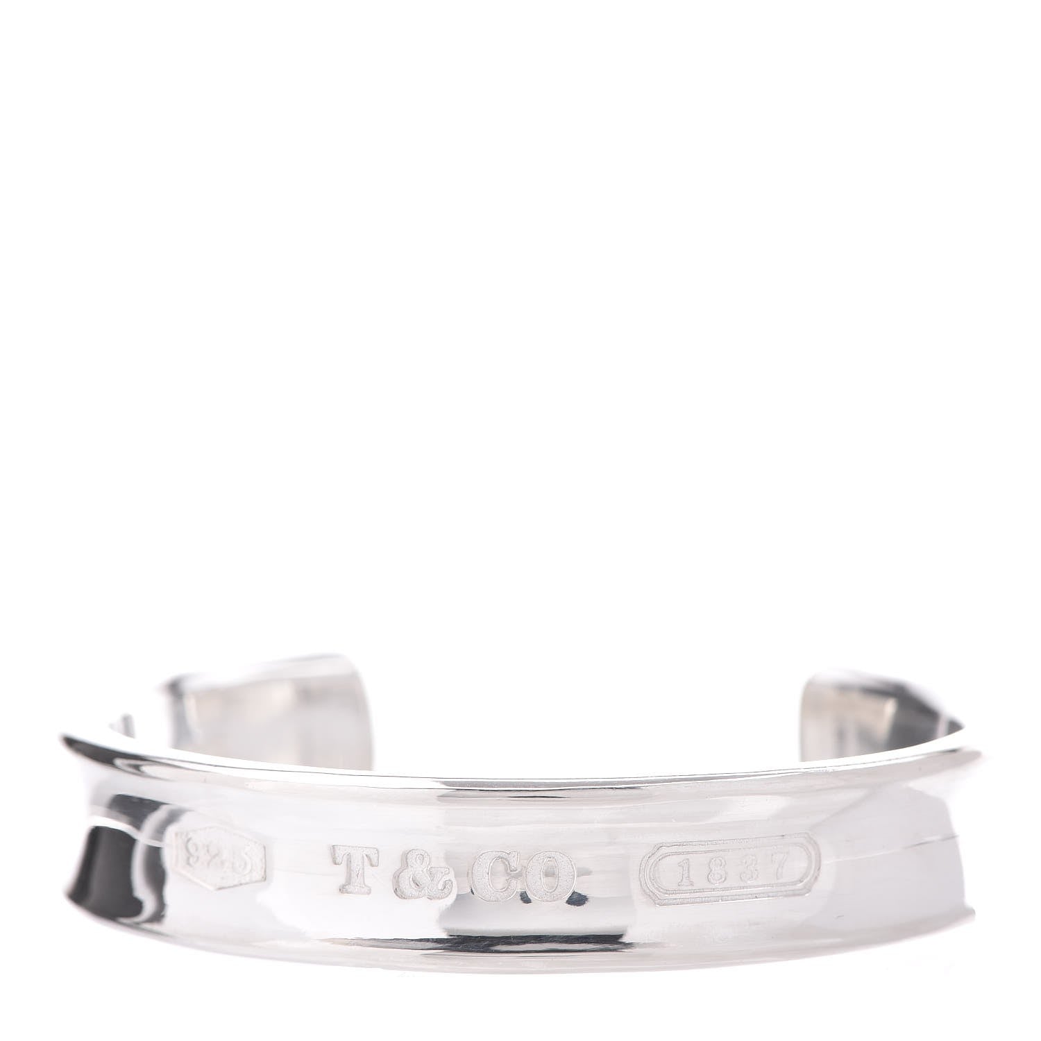 Tiffany Sterling Silver 1837 Cuff Bracelet 1 of 5
