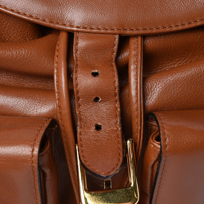 Gucci Calfskin Bamboo Backpack Brown 10 of 27