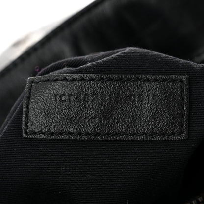 Saint Laurent Calfskin Y Quilted Monogram Monochrome Medium Loulou Chain Satchel Black 7 of 14