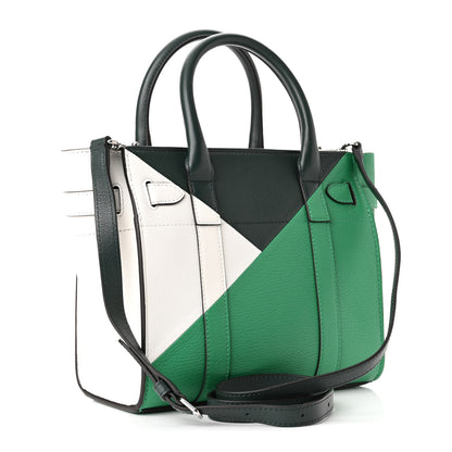 Mulberry Small Classic Silky Calfskin Mini Zipped Bayswater Lawn Green White Mulberry Green 3 of 9