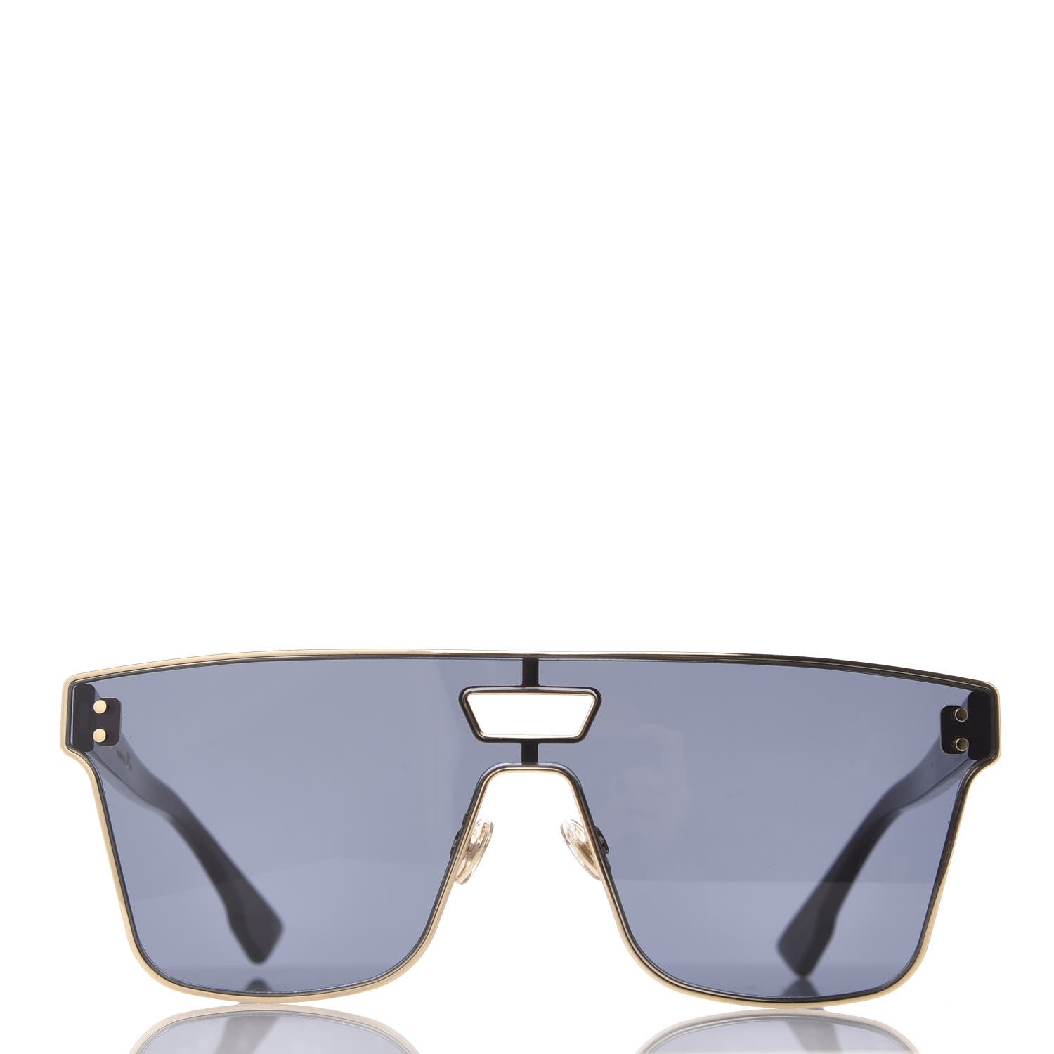 Christian Dior Diorizon1 Mirrored Sunglasses Gold 3 of 9