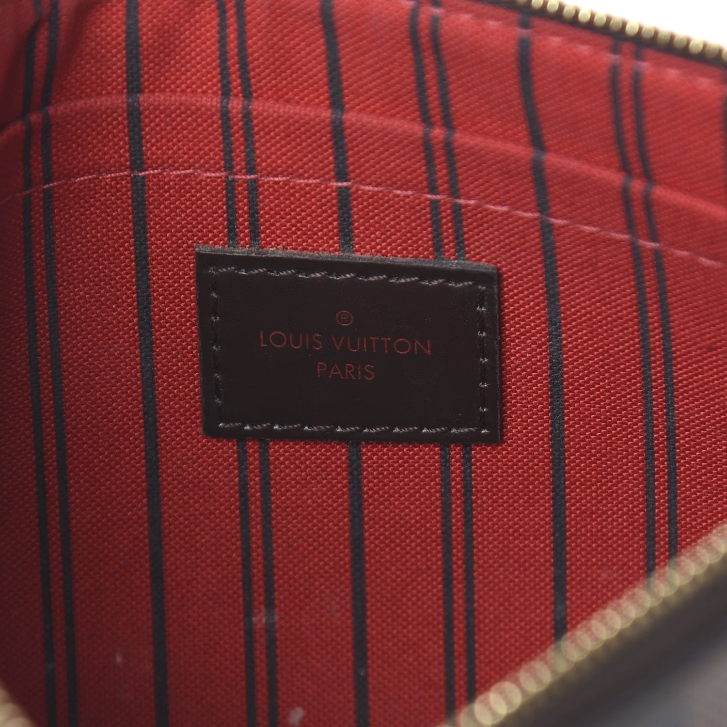 Louis Vuitton Damier Ebene Neverfull MM GM Pochette 6 of 9