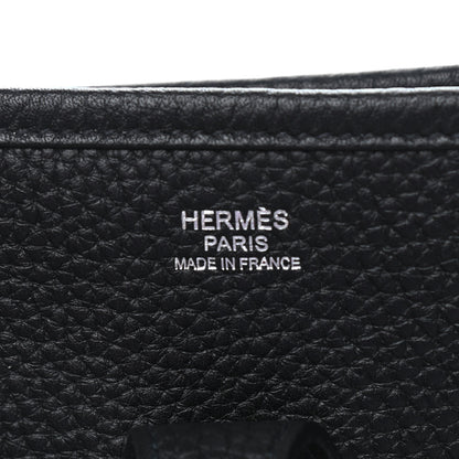 Hermes Taurillon Clemence Evelyne III PM Black 6 of 11