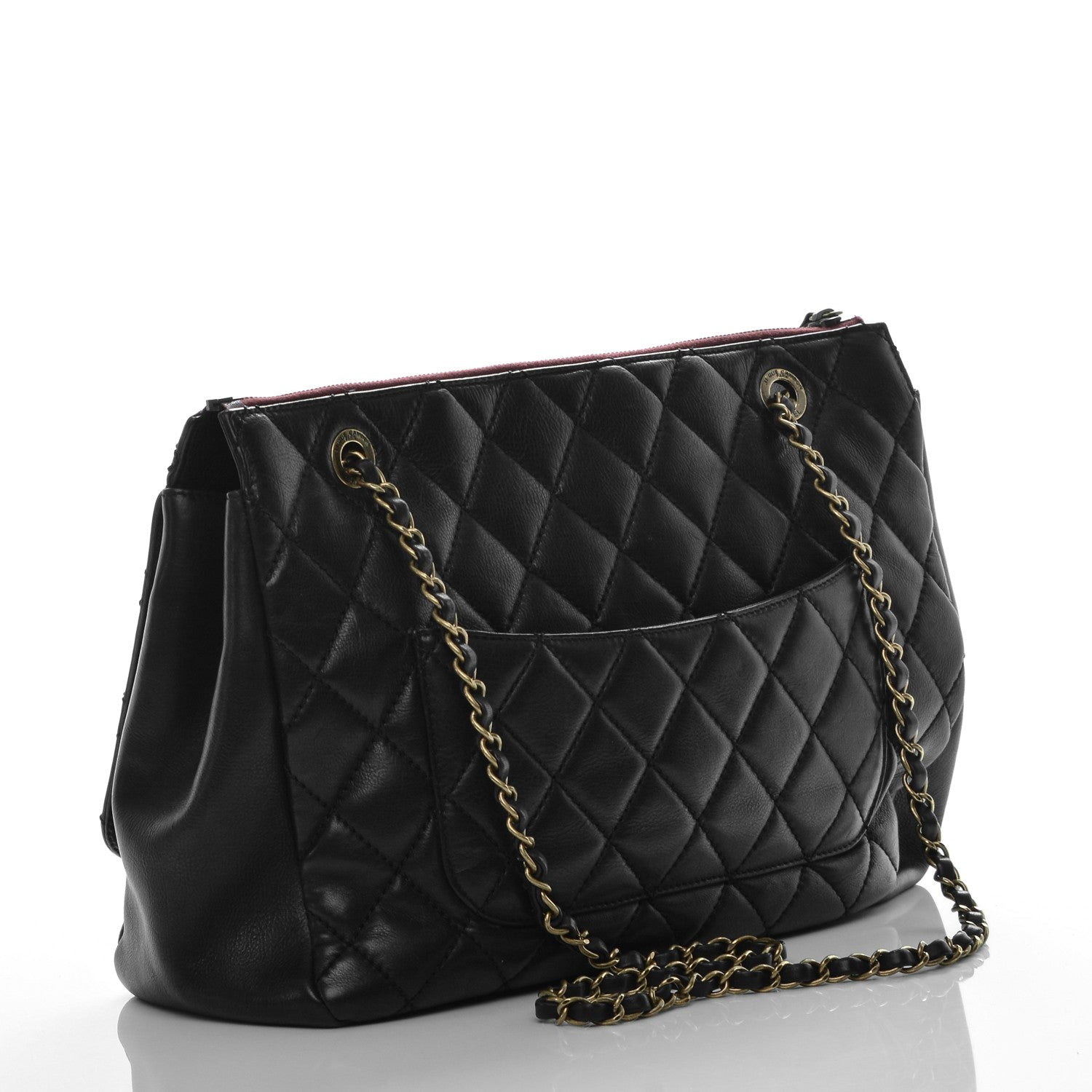 Chanel Calfskin Quilted Maxi Blizzard Zip Top Flap Black 2 of 11