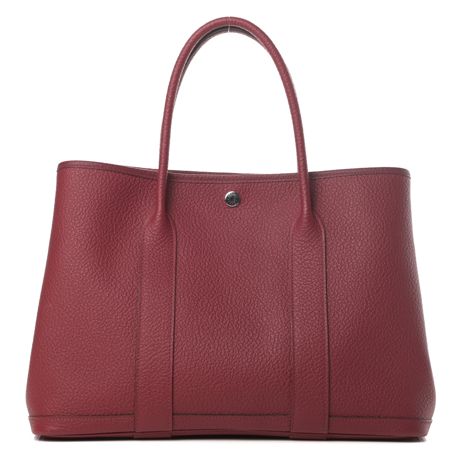 Hermes Vache Country Garden Party 36 MM Rouge Grenat 1 of 16