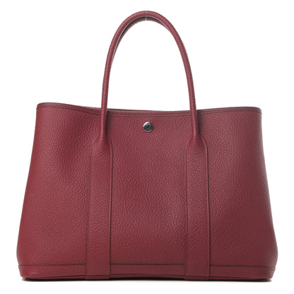 Hermes Vache Country Garden Party 36 MM Rouge Grenat 1 of 16