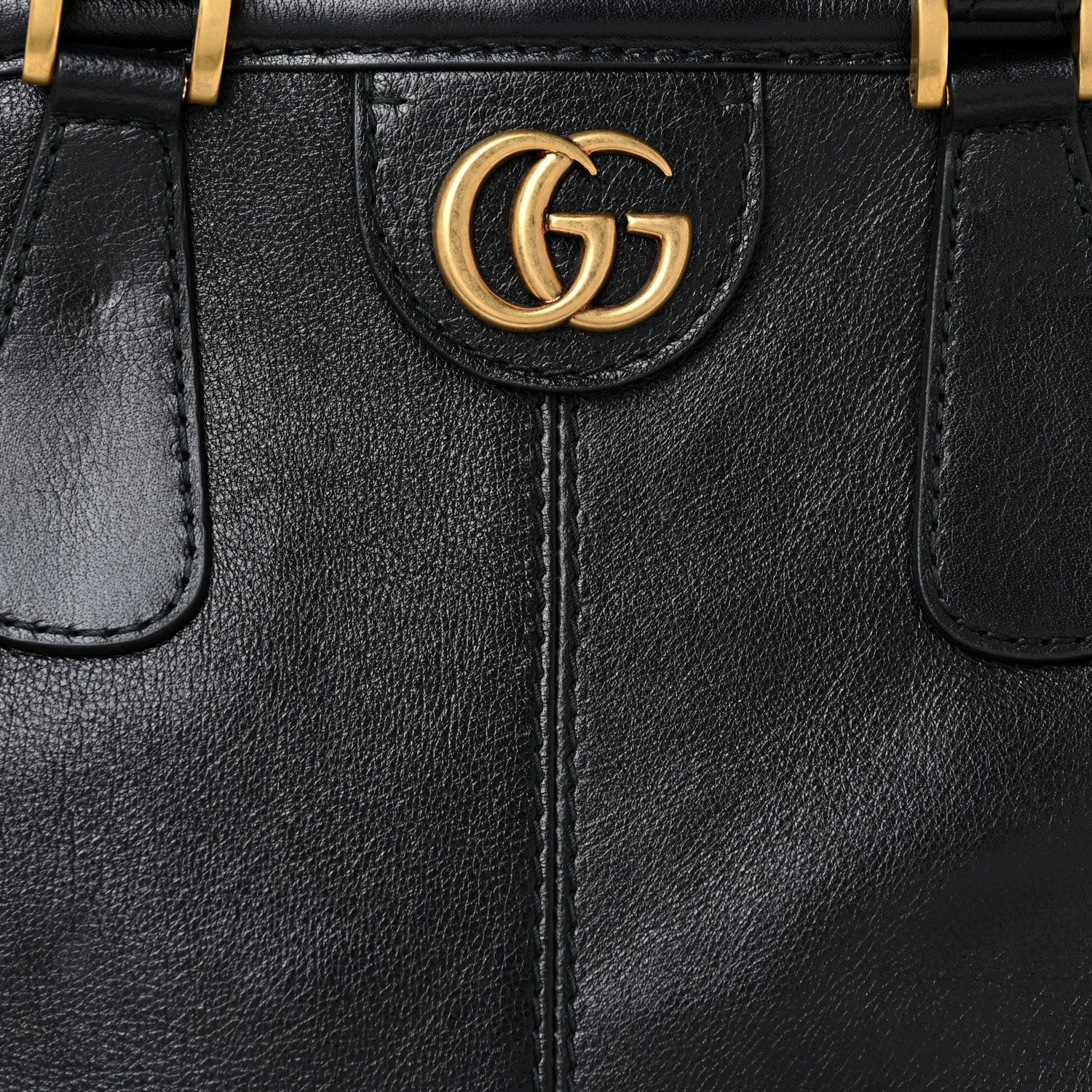 Gucci Calfskin Large Re(Belle) Top Handle Bag Black 7 of 10
