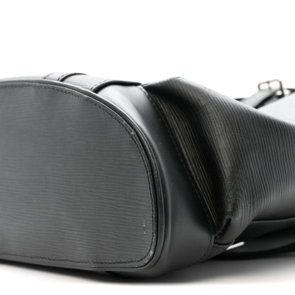 Louis Vuitton Epi Christopher Backpack PM Black 10 of 16