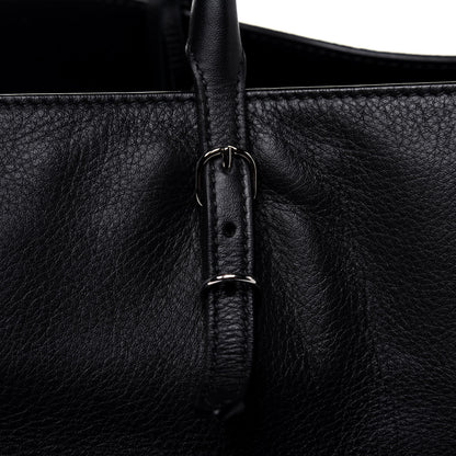 Balenciaga Supple Calfskin Papier A4 Zip Around Tote Black 23 of 24