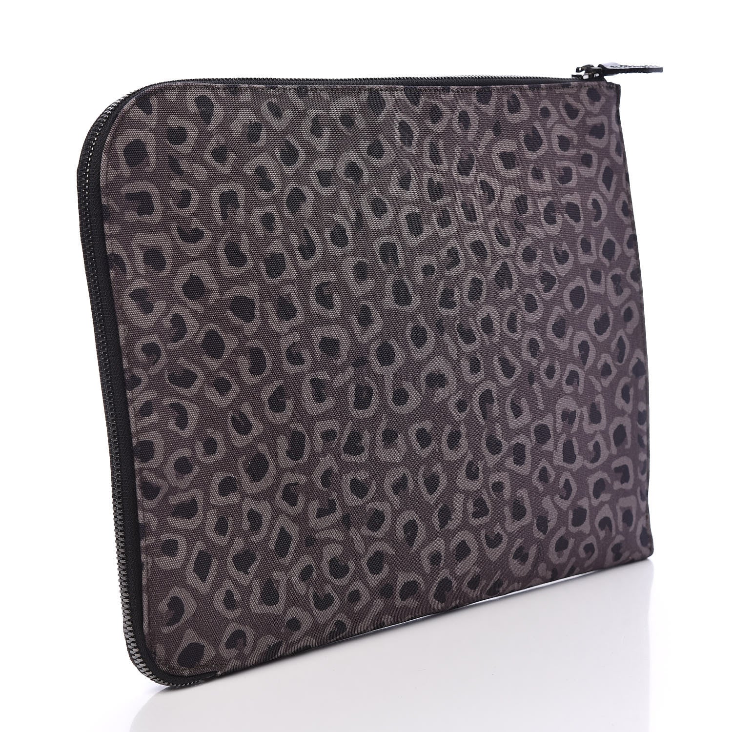 Gucci Canvas Animal Print Document Case Brown 3 of 9