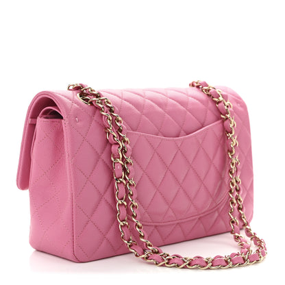 Chanel Caviar Quilted Medium Double Flap Pink 3 of 11