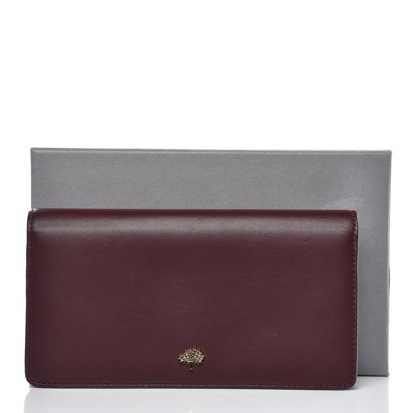 Nappa Tree Slim Wallet Oxblood Midnight Blue