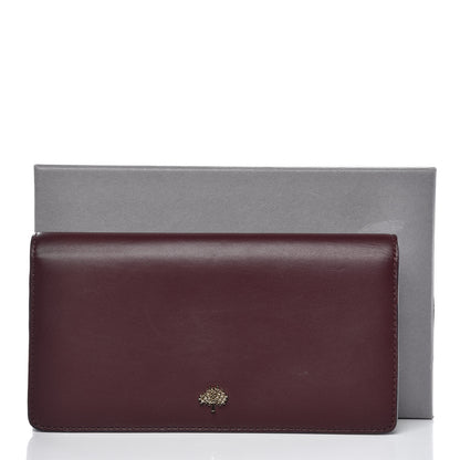 Mulberry Nappa Tree Slim Wallet Oxblood Midnight Blue 8 of 8
