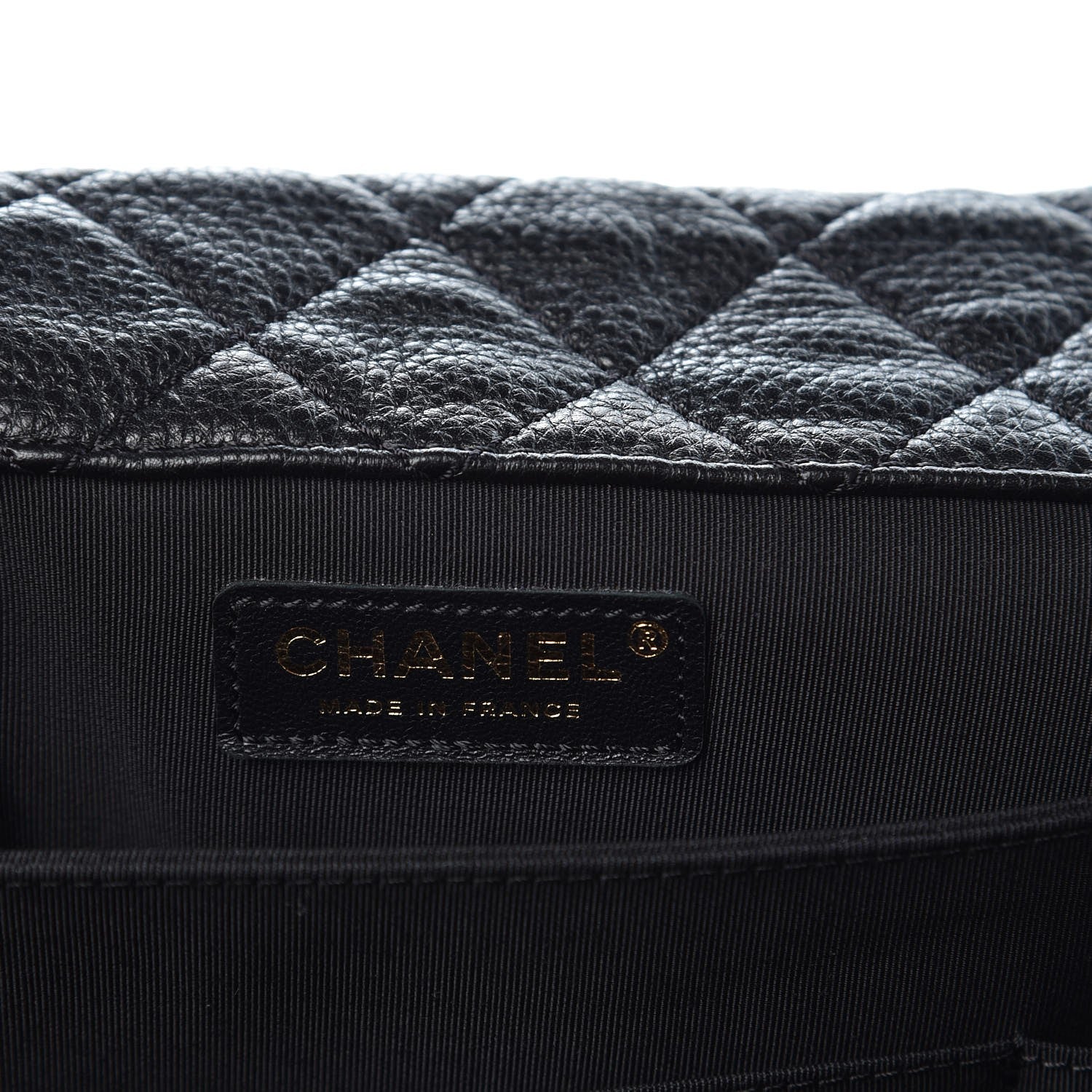 Chanel Calfskin Quilted XXL Travel Flap Bag Black 6 of 8