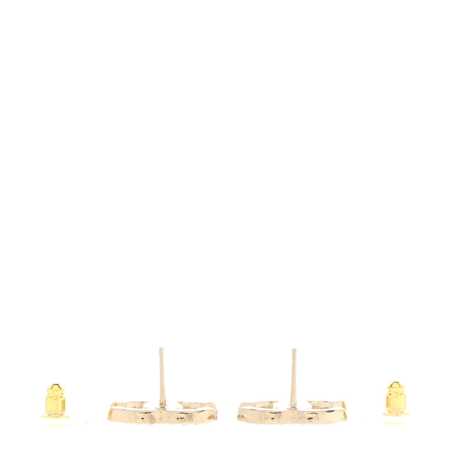 Pearl CC Earrings Gold