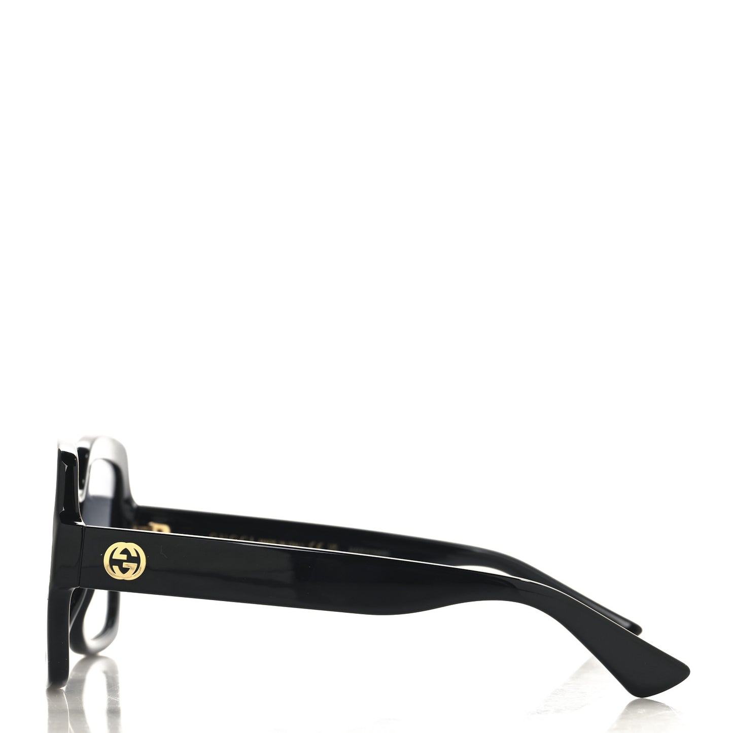 Acetate Square Frame Sunglasses GG1337S Black