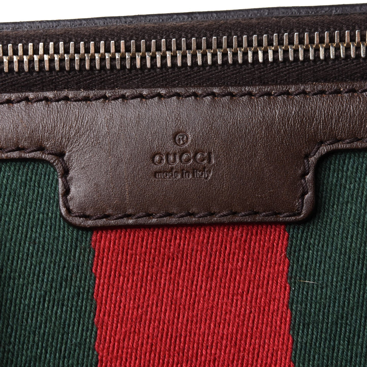 Monogram Vintage Web Medium Boston Dark Brown