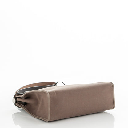 Hermes Vache Hunter Toile Herbag Zip 31 PM Etoupe Ebene 4 of 9