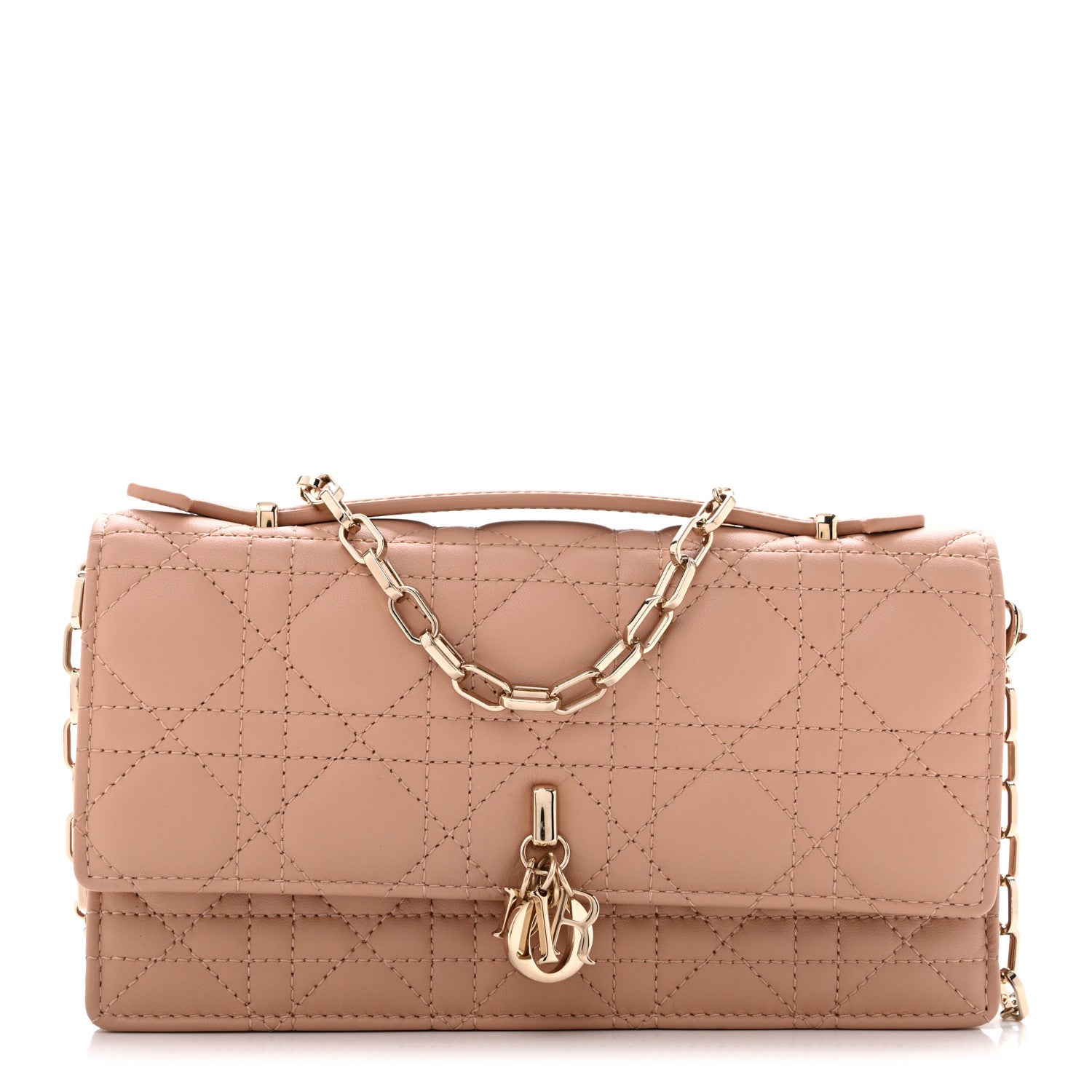 Christian Dior Lambskin Cannage Mini My Dior Bag Rose Des Vents 1 of 13