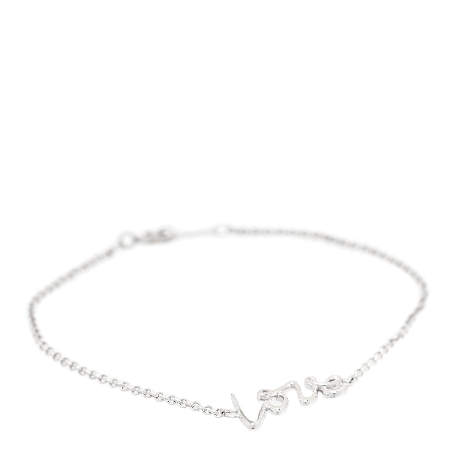 Tiffany Sterling Silver Graffiti Love Bracelet 1 of 4